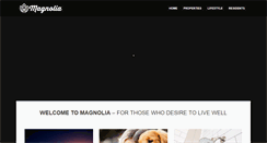 Desktop Screenshot of liveatmagnolia.com