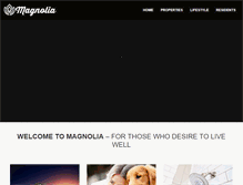Tablet Screenshot of liveatmagnolia.com